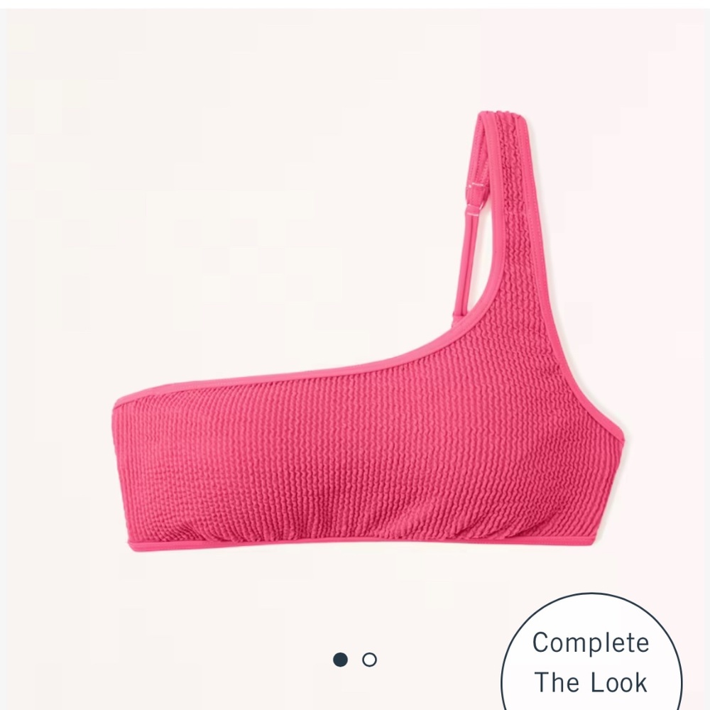 Abercrombie One-Shoulder Bralette Swim Top